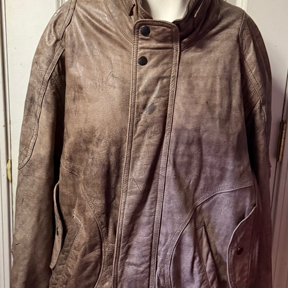 Reed Sportswear ~ Vintage ~ Genuine Leather ~ Men’s ~ Jacket ~ Size 44 ~ Large - Picture 1 of 16